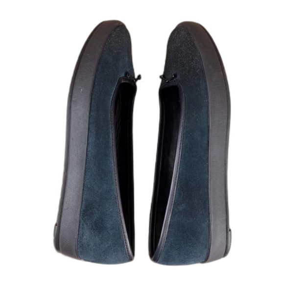 Eileen Fisher Gray Suede Flats Size 5 - Picture 5 of 8